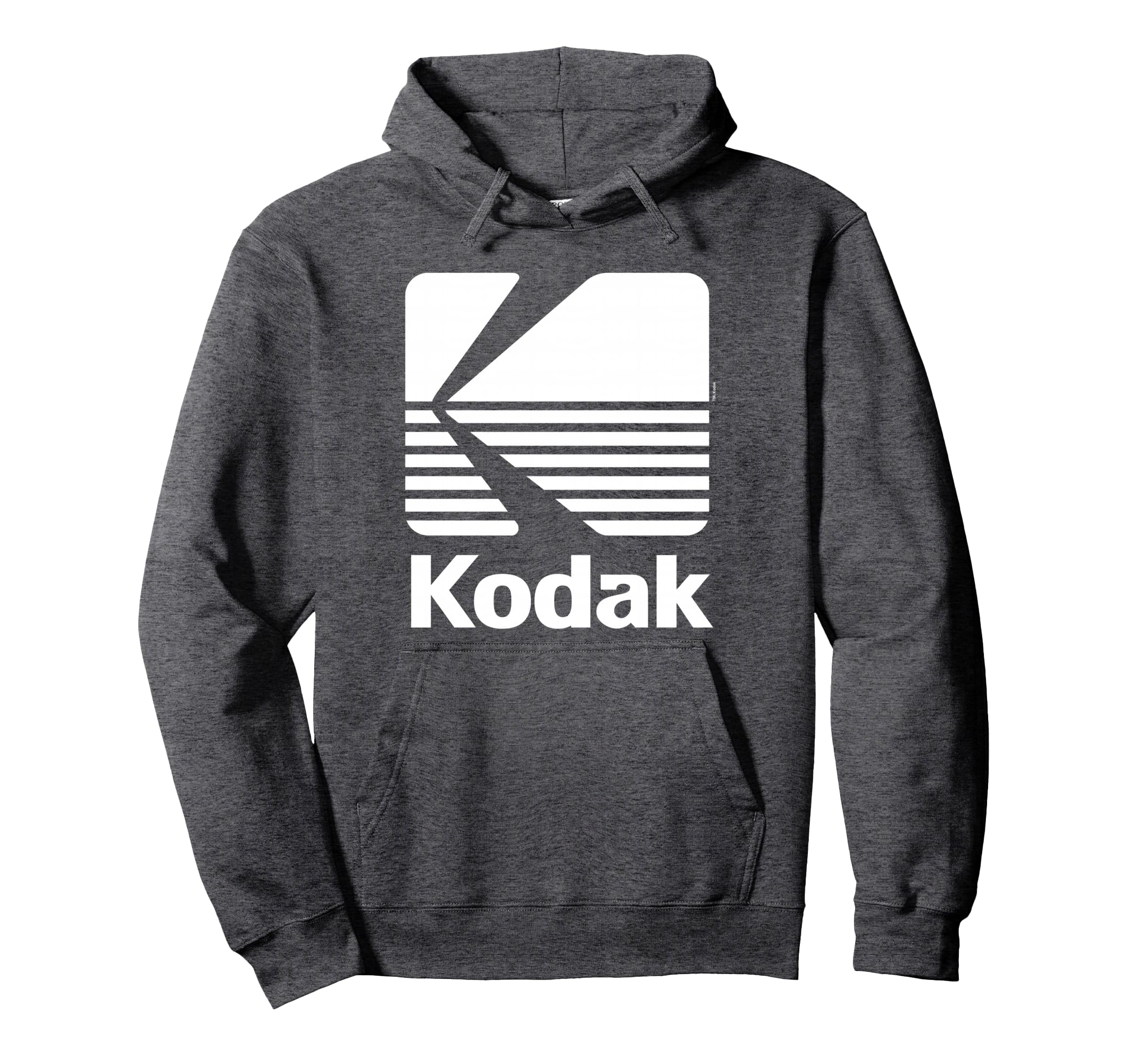 80S Kodak Logo White Hoodie - Novelty Apparel Unisex - T-Shirt, Sweatshirt, Hoodie