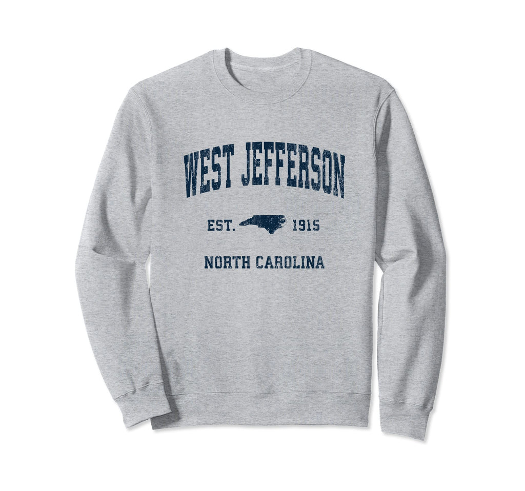West Jefferson North Carolina Sweatshirt - Fun Novelty Design for Adults - T-Shirt, Sweatshirt, Hoodie