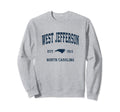 West Jefferson North Carolina Sweatshirt - Fun Novelty Design for Adults - T-Shirt, Sweatshirt, Hoodie