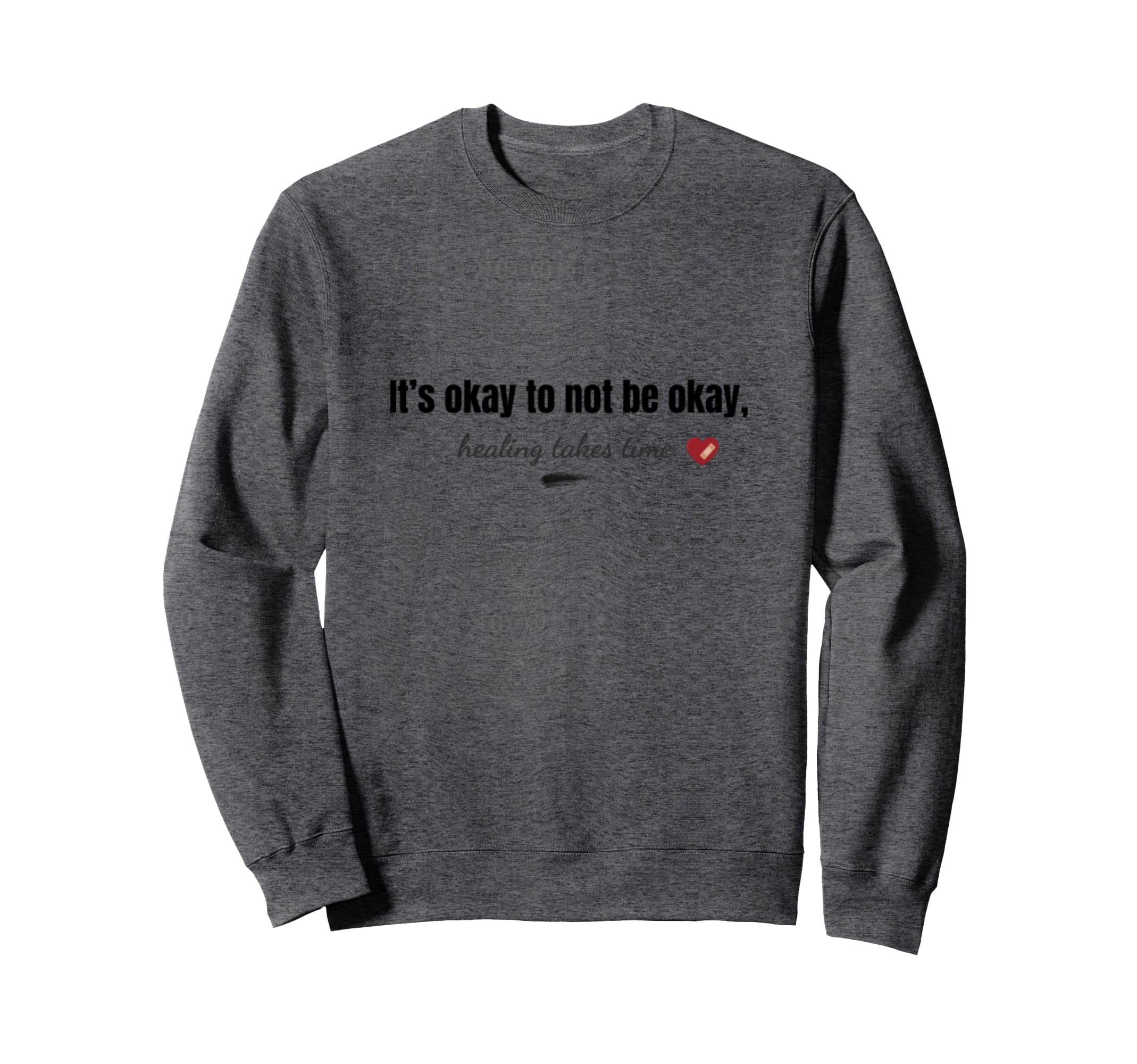 Healing Takes Time Sweatshirt - Aesthetic Graphic for Adults - T-Shirt, Sweatshirt, Hoodie