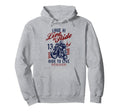 Lihue Hawaii Motorcycle Skull Rider Hoodie - Trendy Graphic Men Women - T-Shirt, Sweatshirt, Hoodie