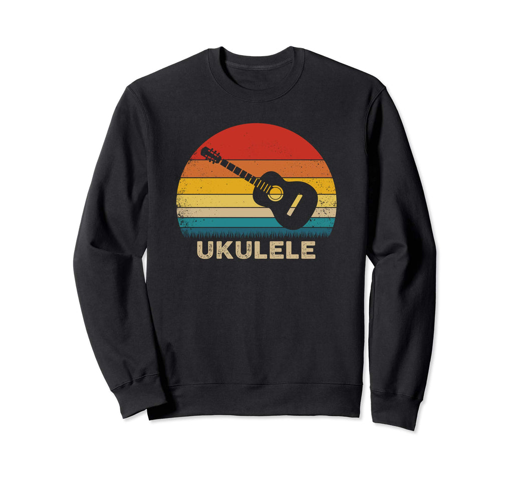 Ukulele Sunset Sweatshirt - Custom Art Print for Adults - T-Shirt, Sweatshirt, Hoodie