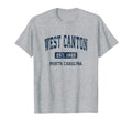 West Canton North Carolina Nc Athletic T-Shirt - Trendy Graphic Unisex - T-Shirt, Sweatshirt, Hoodie