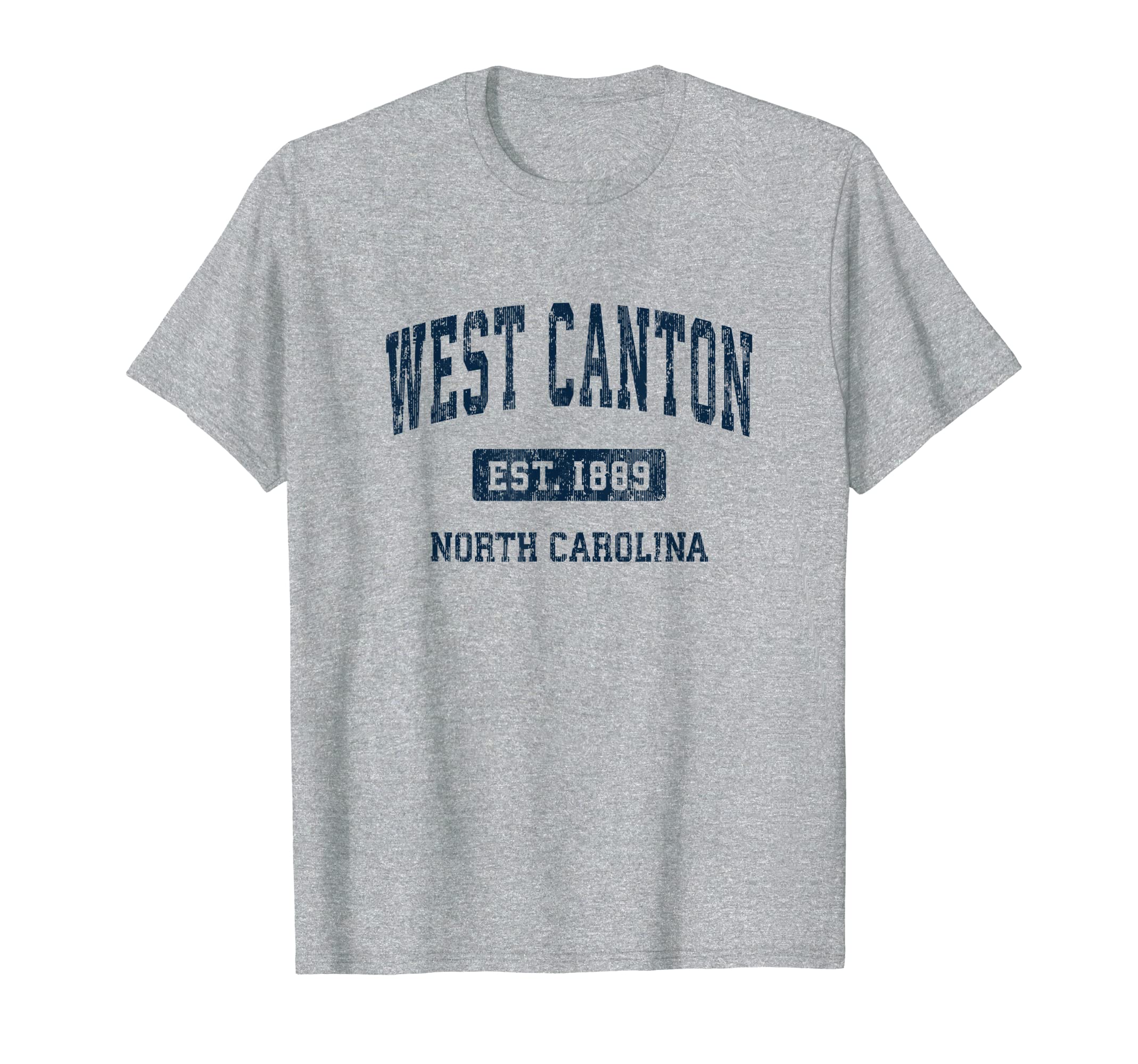 West Canton North Carolina Nc Athletic T-Shirt - Trendy Graphic Unisex - T-Shirt, Sweatshirt, Hoodie