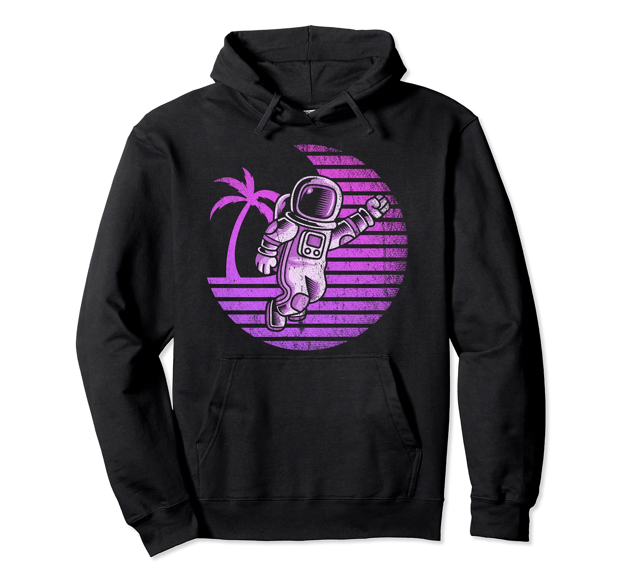 Palm Trees Synthwave 80S Art Vaporwave Hoodie - Streetwear Style Unisex - T-Shirt, Sweatshirt, Hoodie