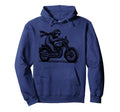 Sloth Riding Motorcycle Hoodie - Streetwear Style Men Women - T-Shirt, Sweatshirt, Hoodie