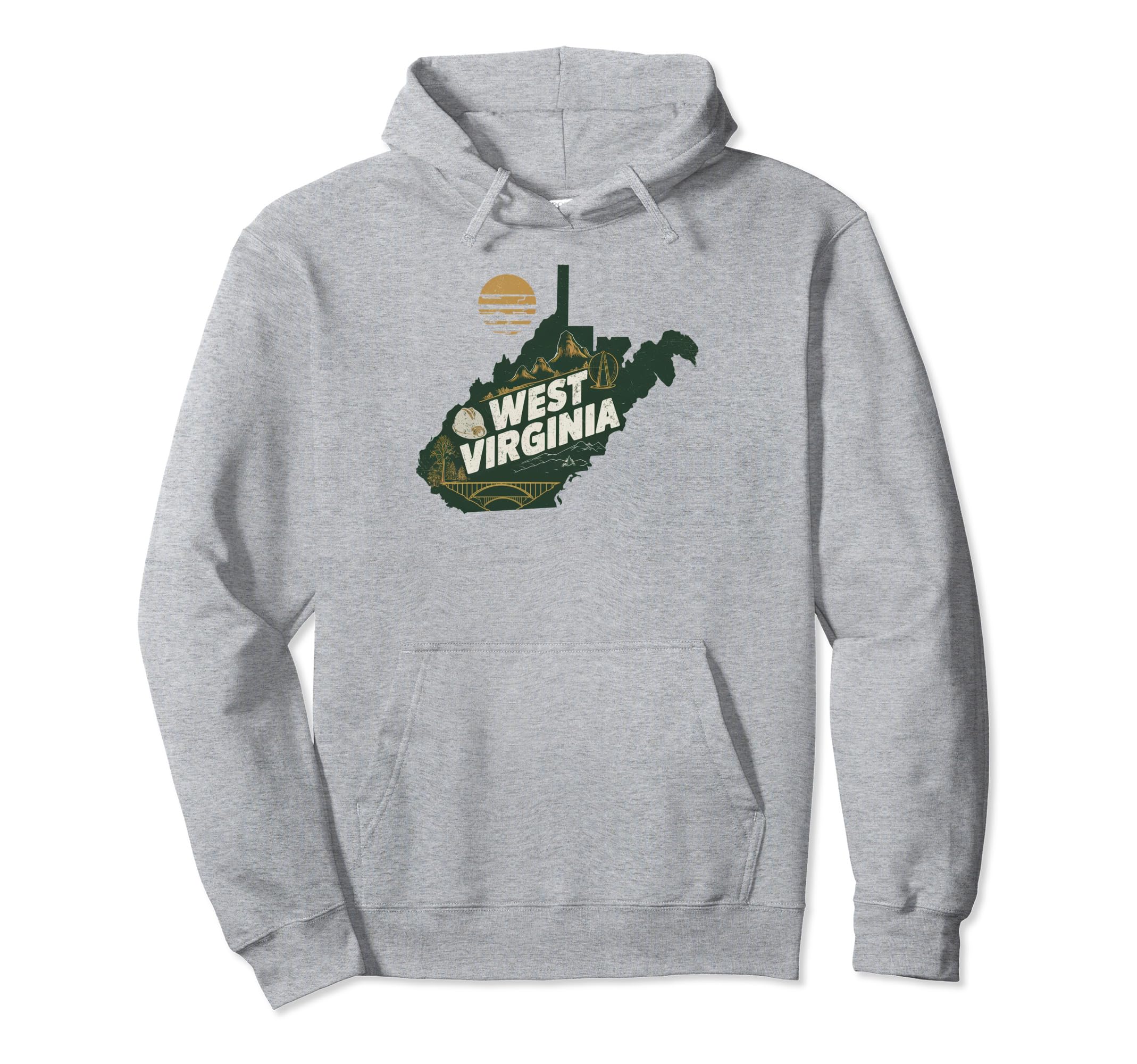 West Virginia Gift West Virginia Hoodie - Streetwear Style Men Women - T-Shirt, Sweatshirt, Hoodie