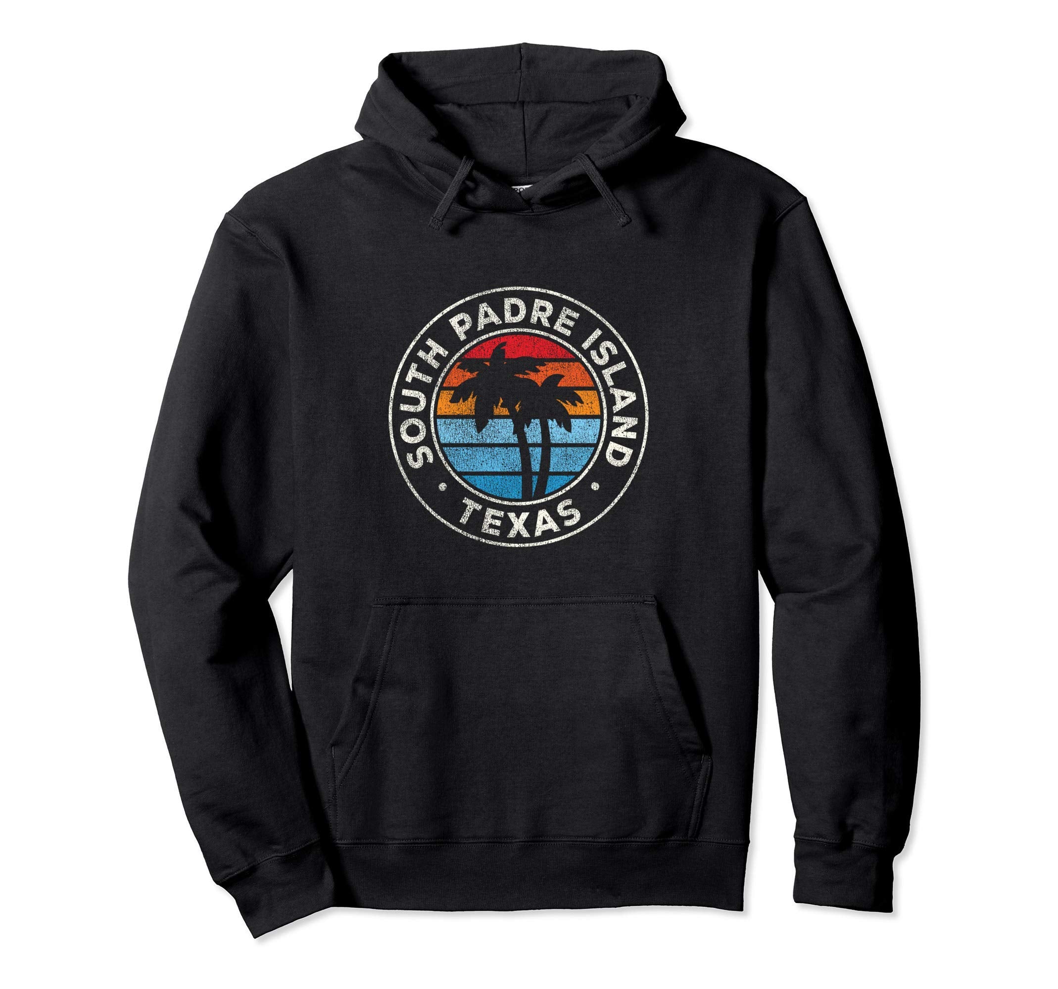 South Padre Island Texas Tx 70S Hoodie - Aesthetic Graphic Men Women - T-Shirt, Sweatshirt, Hoodie
