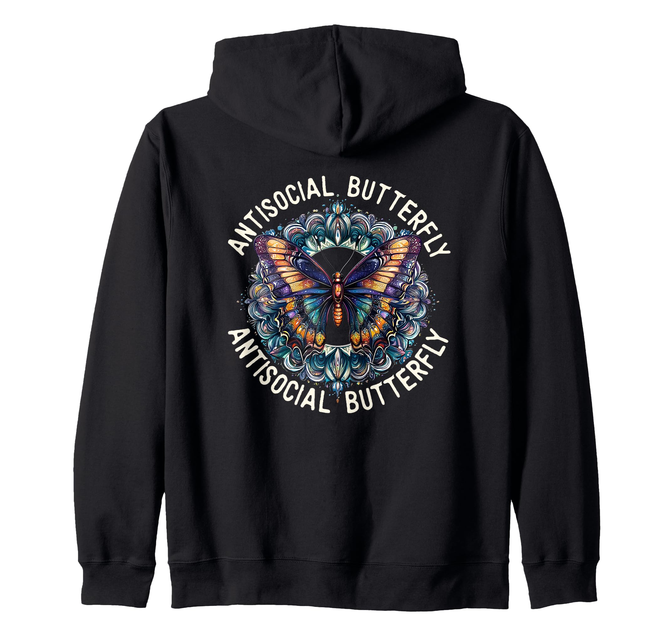 Antisocial Butterfly Gift T-Shirt - Minimalist Print Men Women - T-Shirt, Sweatshirt, Hoodie
