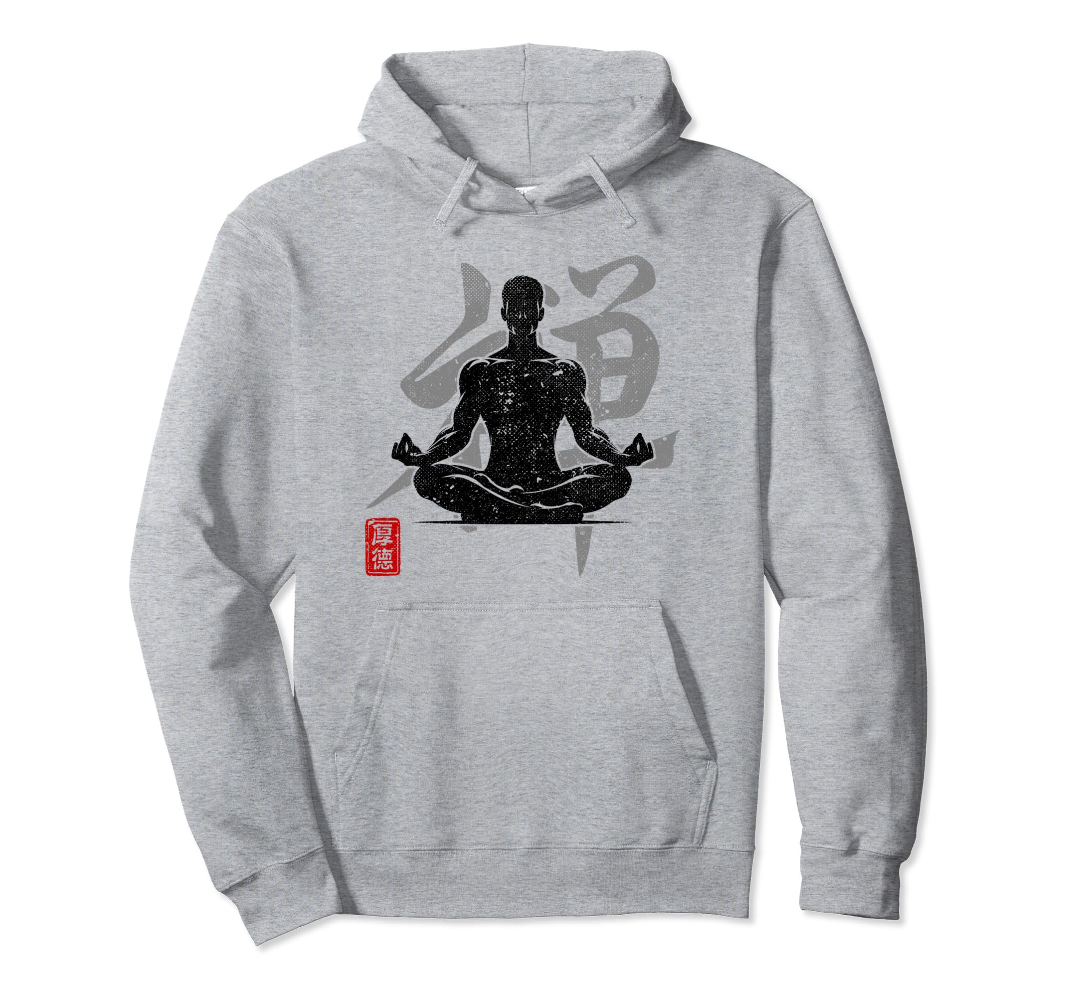 Yoga Zen Japan Kanji Art Hoodie - Casual Everyday Wear for Adults - T-Shirt, Sweatshirt, Hoodie