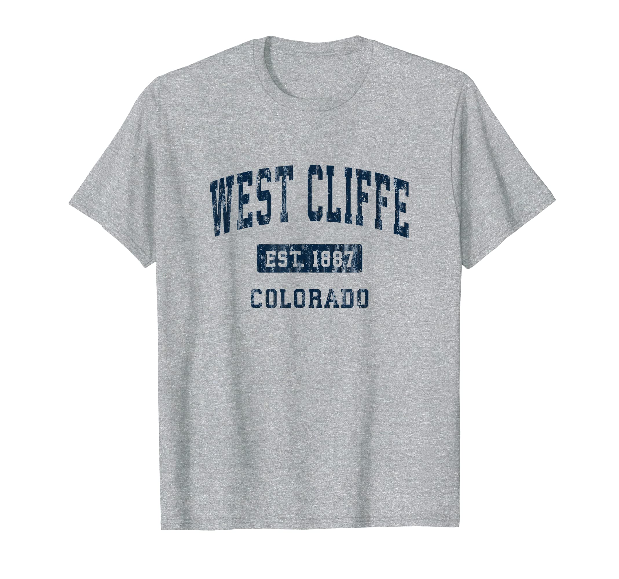 West Cliffe Colorado Co Athletic T-Shirt - Casual Everyday Wear Unisex - T-Shirt, Sweatshirt, Hoodie