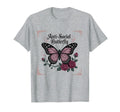 Gothic Butterfly Aesthetic Antisocial Teens T-Shirt - Unique Graphic Unisex - T-Shirt, Sweatshirt, Hoodie