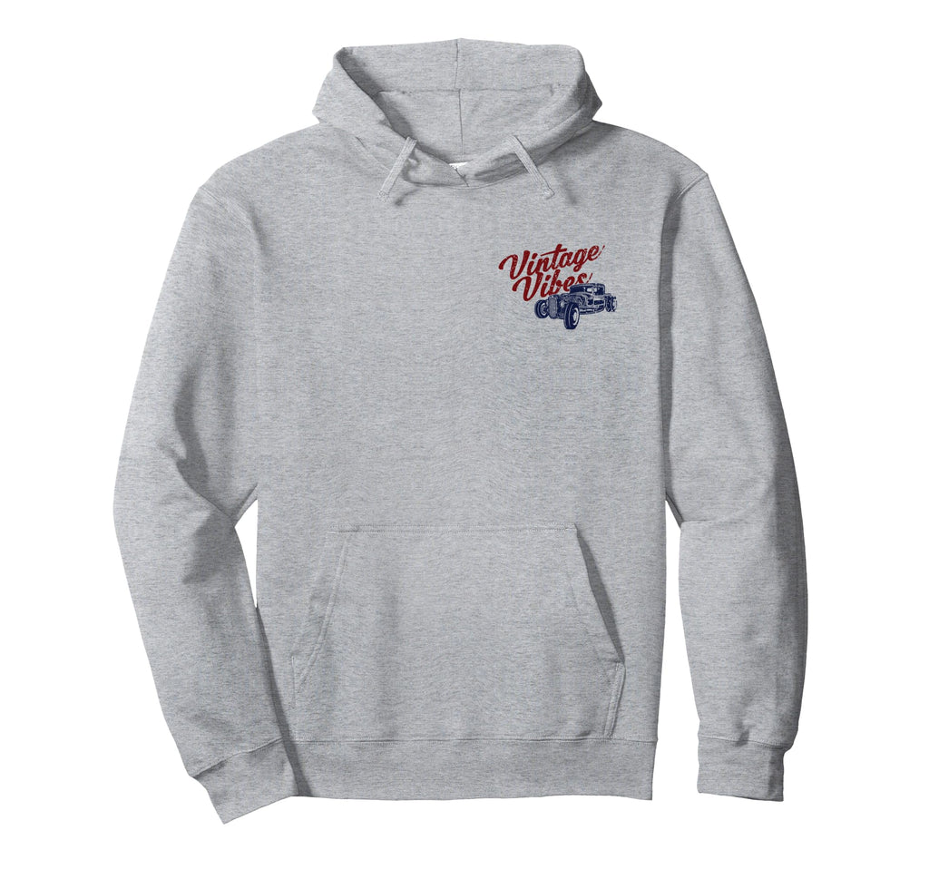 American Pride Vibes Hotrod Motorcycle Hoodie - Custom Art Print for Adults - T-Shirt, Sweatshirt, Hoodie