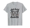 Antisocial Aesthetic Gothic Butterfly T-Shirt - Custom Art Print Men Women - T-Shirt, Sweatshirt, Hoodie
