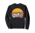 Motorcycle Eighties Sun Minimalist Sweatshirt - Unique Graphic Unisex - T-Shirt, Sweatshirt, Hoodie