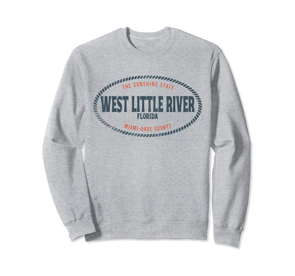 Casual West Little River Sweatshirt - Fun Novelty Design for Adults - T-Shirt, Sweatshirt, Hoodie