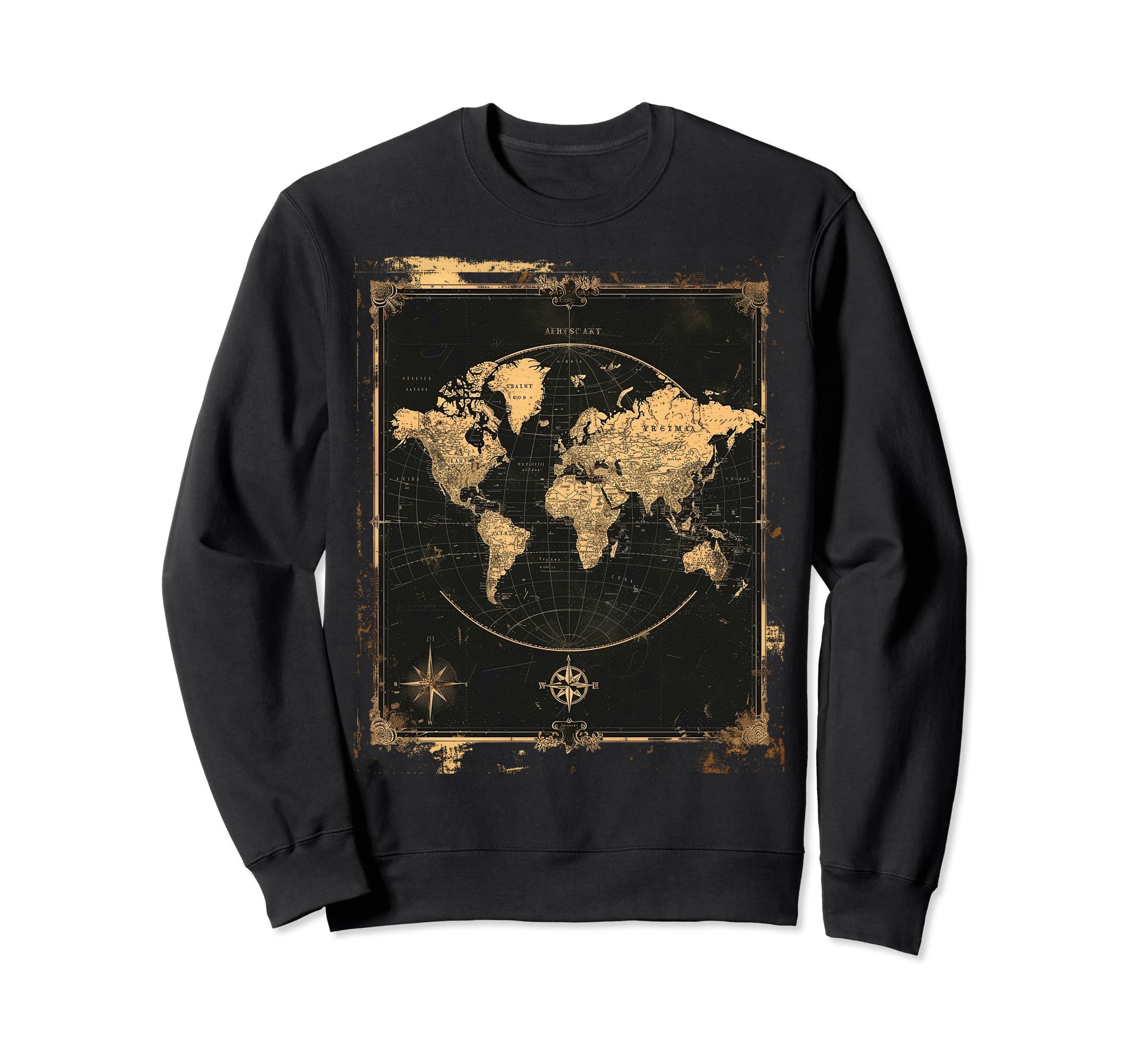 World Map Gift T-Shirt - Custom Art Print Unisex - T-Shirt, Sweatshirt, Hoodie