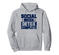 Antisocial Social Media Detox Complete Hoodie - Streetwear Style Unisex - T-Shirt, Sweatshirt, Hoodie