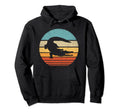 Alligator 60S 70S Sunset Reptile Hoodie - Minimalist Print for Adults - T-Shirt, Sweatshirt, Hoodie
