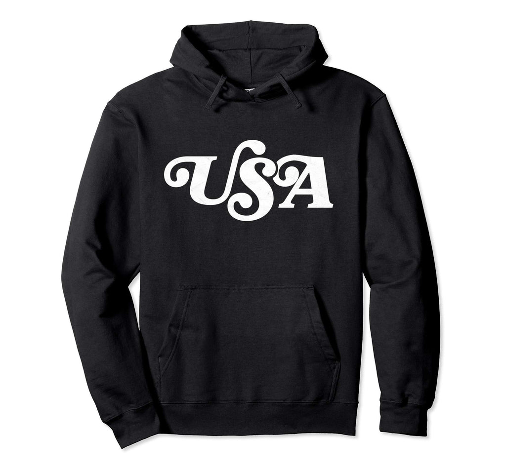 Usa Typography Patriotic 4Th July Hoodie - Custom Art Print Men Women - T-Shirt, Sweatshirt, Hoodie
