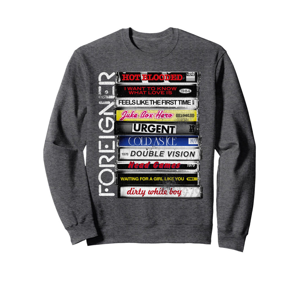 Foreigner Hit Songs 80S Rock Band Sweatshirt - Trendy Graphic Unisex - T-Shirt, Sweatshirt, Hoodie