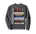 Foreigner Hit Songs 80S Rock Band Sweatshirt - Trendy Graphic Unisex - T-Shirt, Sweatshirt, Hoodie