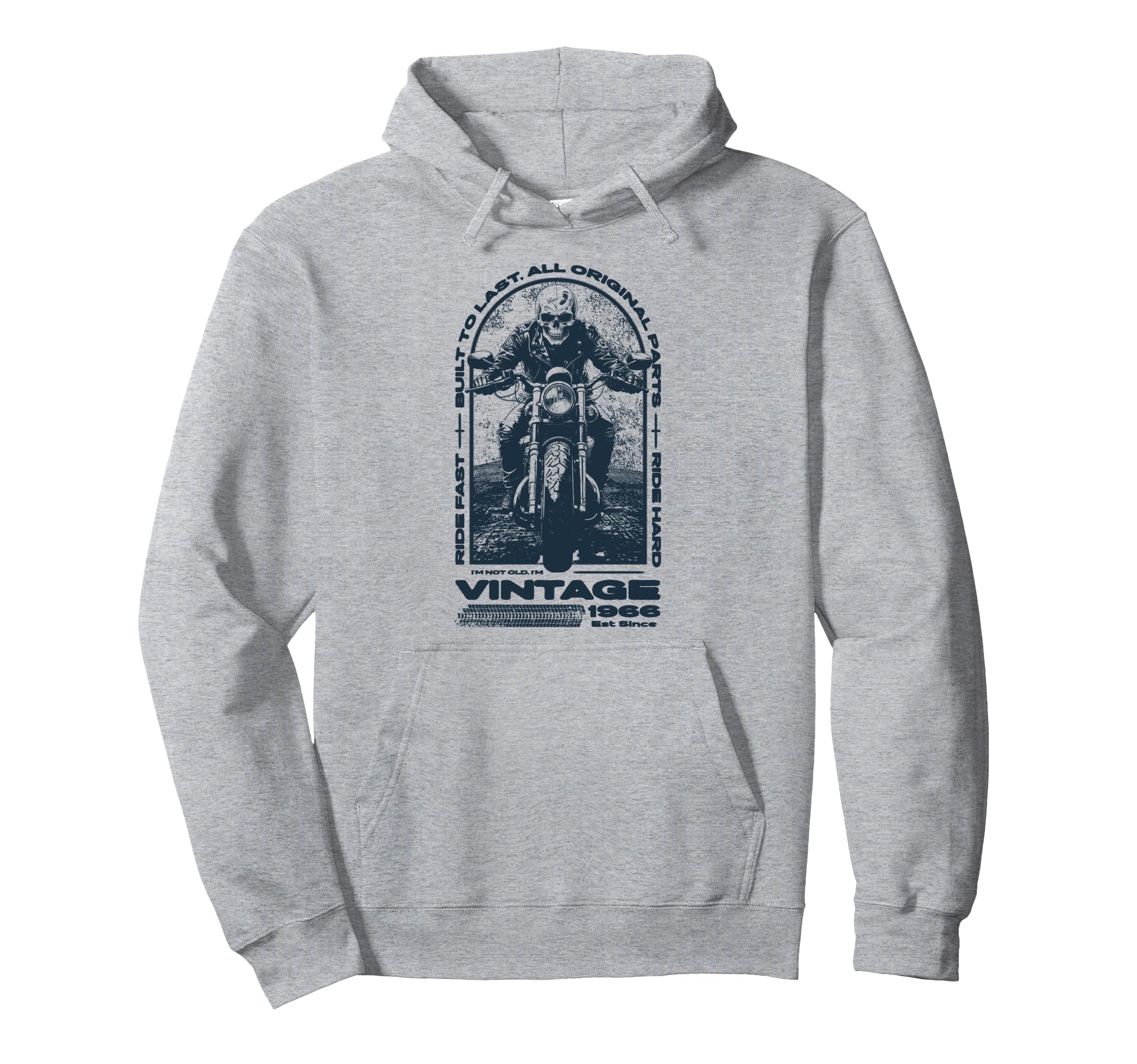 Motorcycle Bikers Motorbike Birthday Hoodie - Minimalist Print Men Women - T-Shirt, Sweatshirt, Hoodie