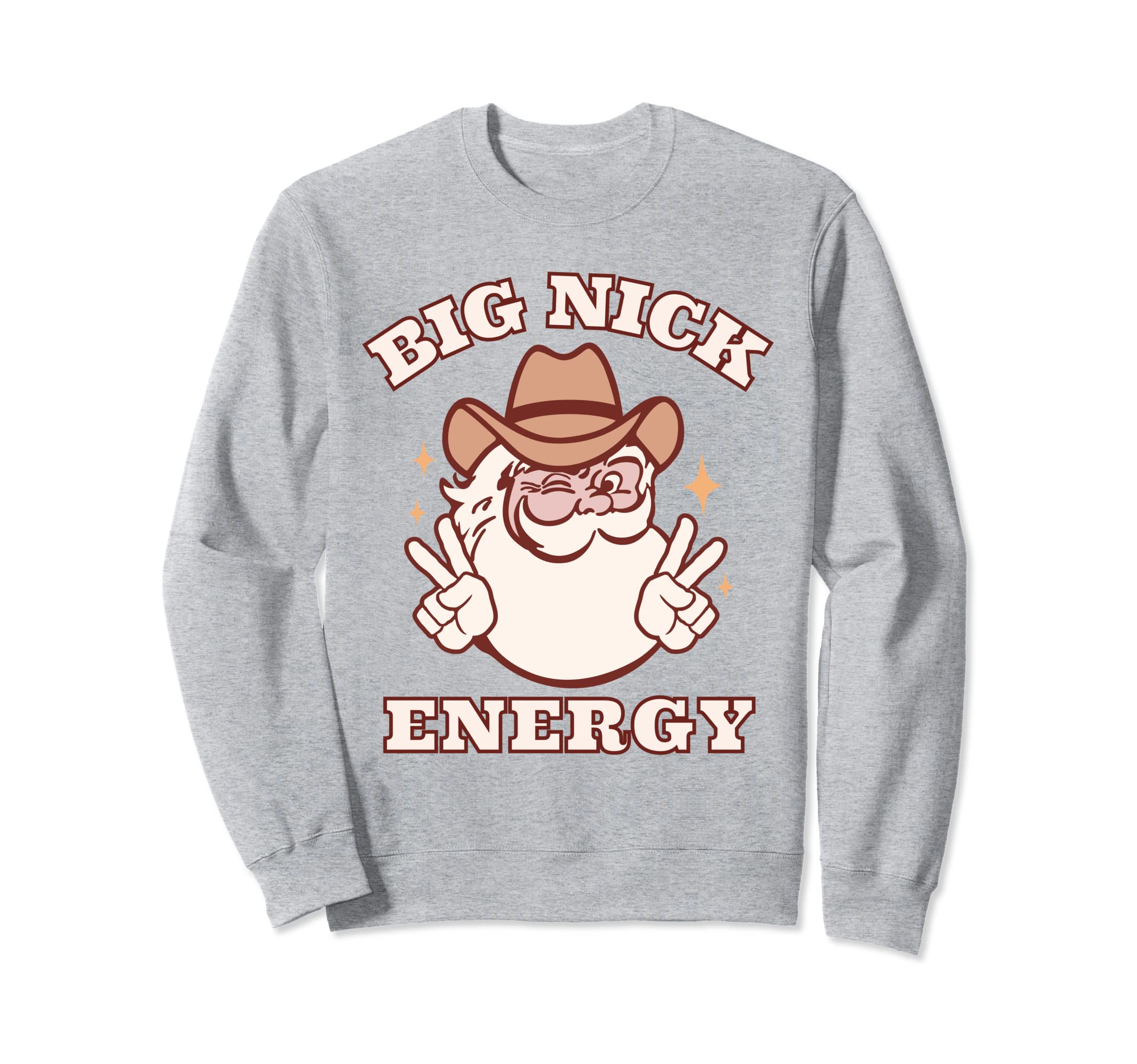 Big Nick Energy Santa Claus Sweatshirt - Casual Everyday Wear for Adults - T-Shirt, Sweatshirt, Hoodie