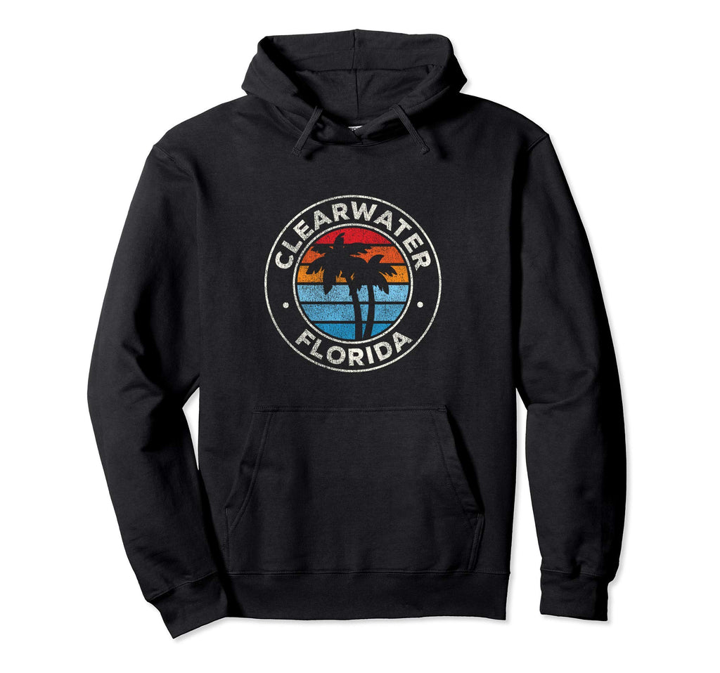Clearwater Florida Fl 70S Hoodie - Casual Everyday Wear Unisex - T-Shirt, Sweatshirt, Hoodie