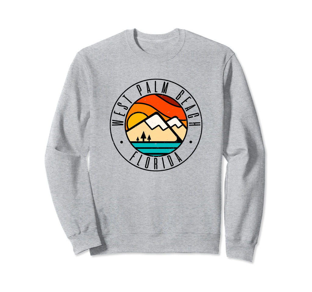 Minimalist Outdoors West Palm Sweatshirt - Minimalist Print Men Women - T-Shirt, Sweatshirt, Hoodie