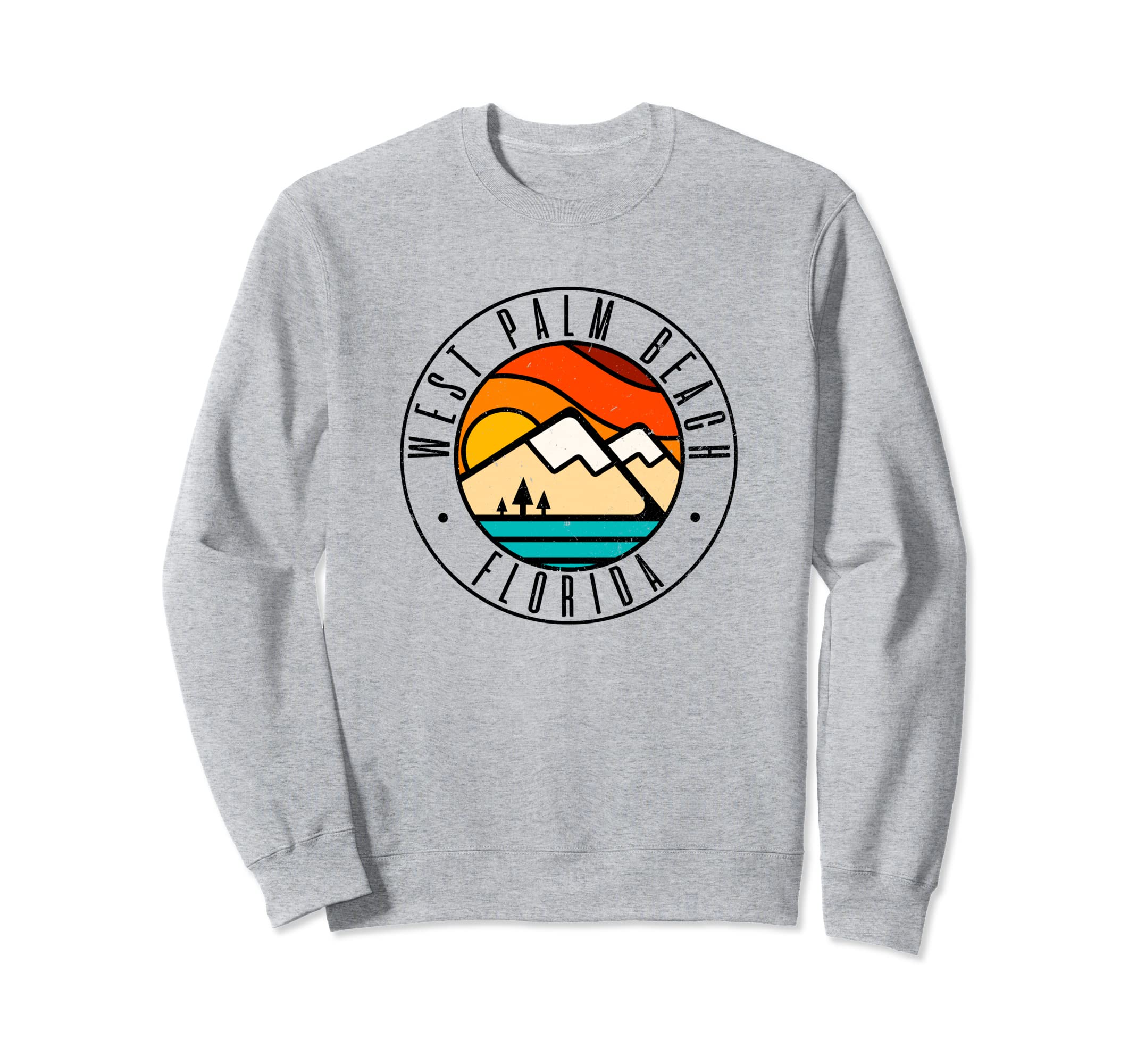Minimalist Outdoors West Palm Sweatshirt - Minimalist Print Men Women - T-Shirt, Sweatshirt, Hoodie