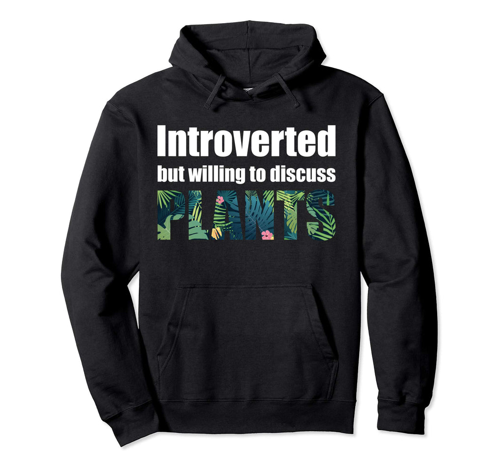 Introverted But Willing To Discuss Hoodie - Minimalist Print Men Women - T-Shirt, Sweatshirt, Hoodie