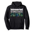 Introverted But Willing To Discuss Hoodie - Minimalist Print Men Women - T-Shirt, Sweatshirt, Hoodie