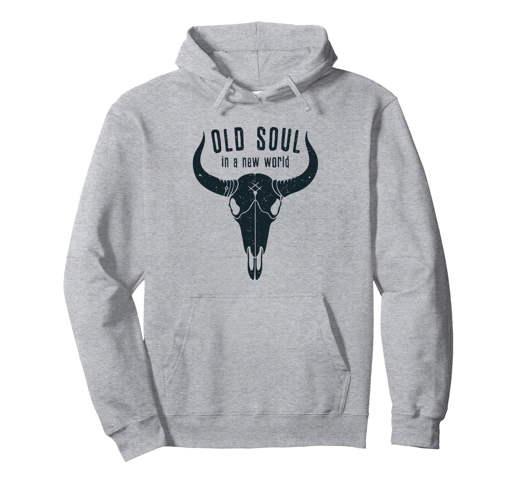 Living New World Old Soul Western Hoodie - Aesthetic Graphic Unisex - T-Shirt, Sweatshirt, Hoodie