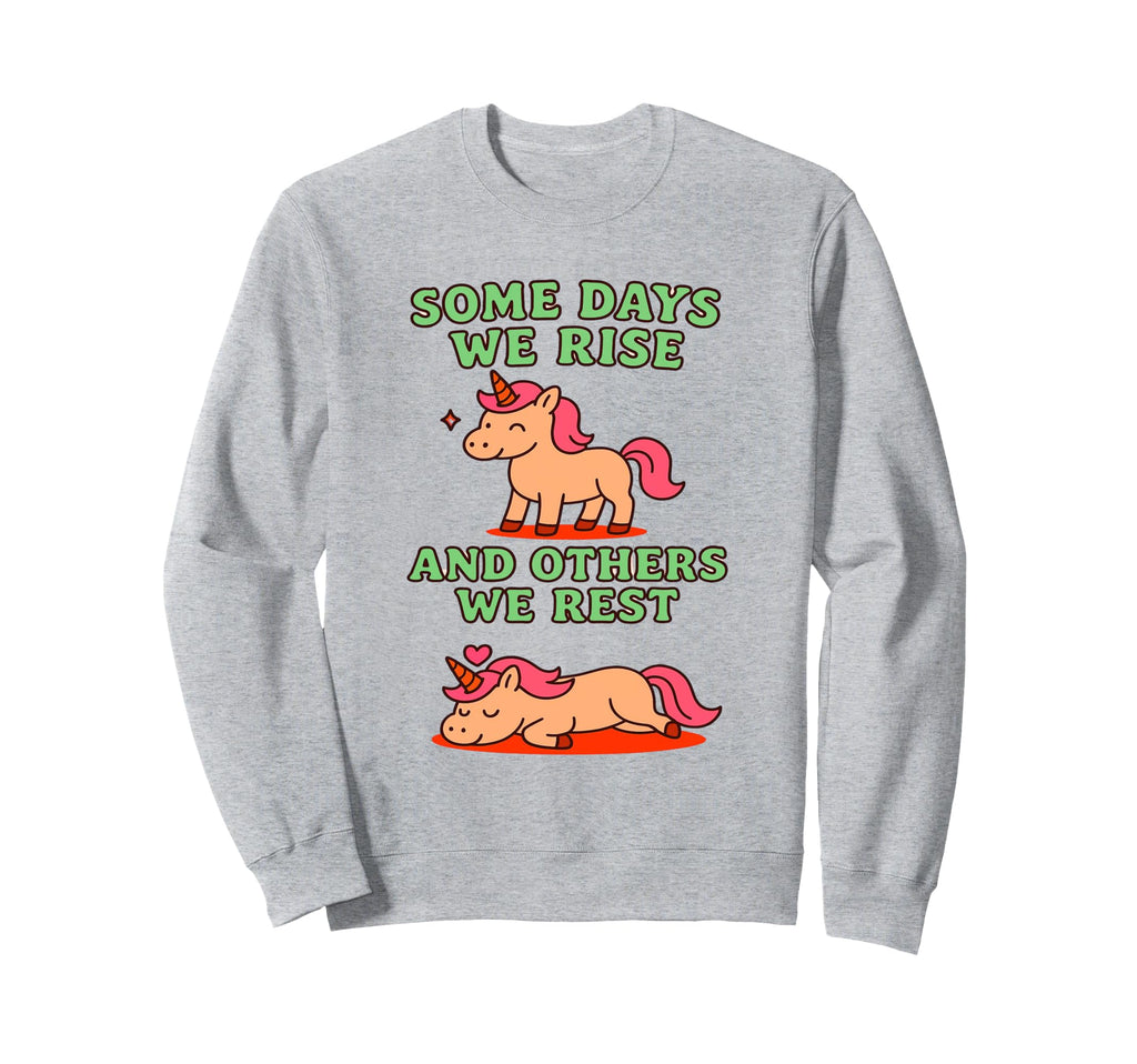 Unicorn Positivity Selfcare Mental Sweatshirt - Minimalist Print Unisex - T-Shirt, Sweatshirt, Hoodie