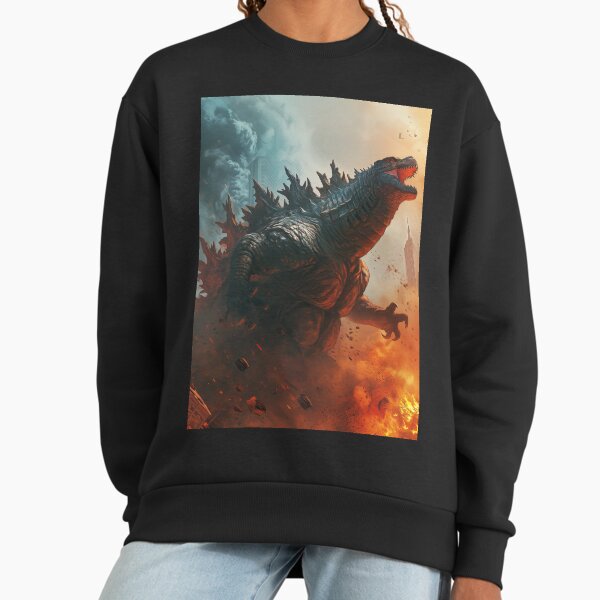 King Godzilla Painting - Adult & Kids T-Shirts, Sweatshirts & Hoodies apparel design preview 1