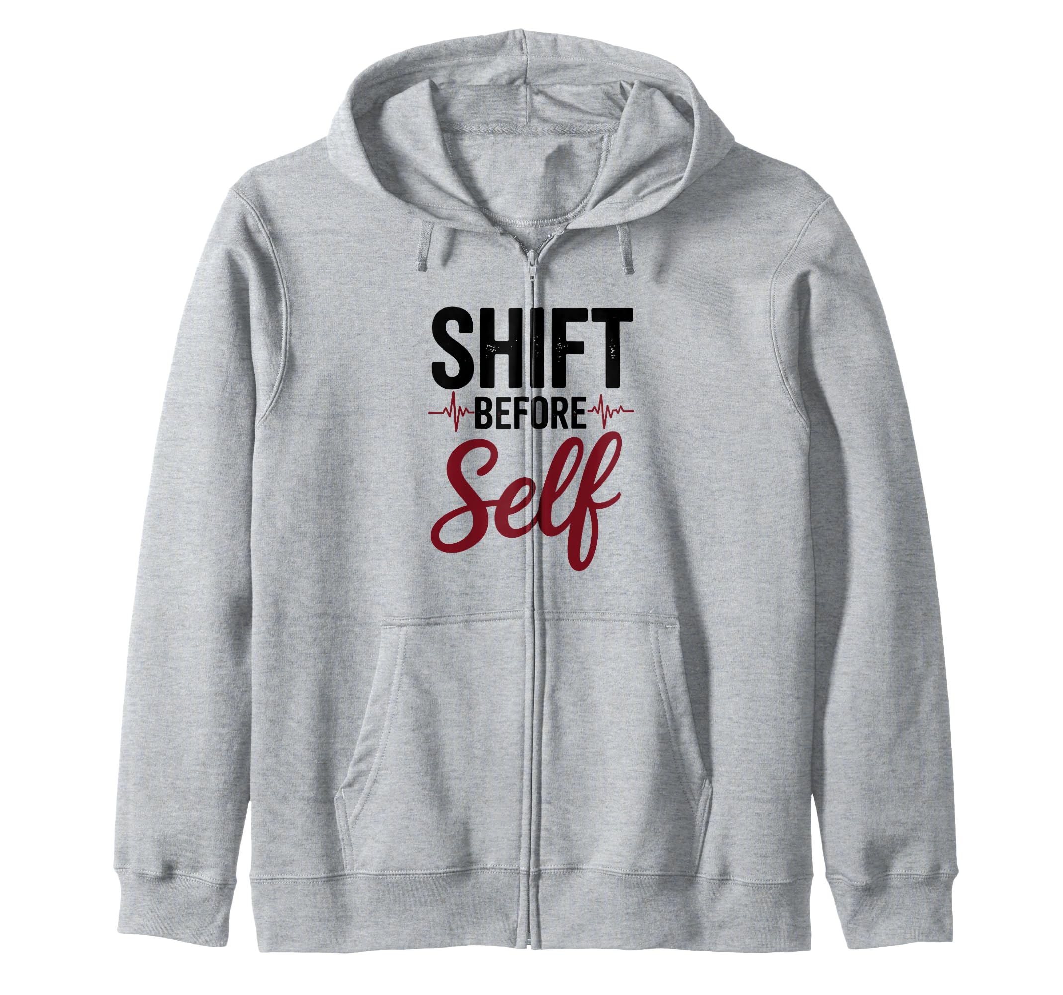 Nurse Doctor Appreciation Heartbeat Hoodie - Casual Everyday Wear Unisex - T-Shirt, Sweatshirt, Hoodie