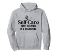 Self Care Isnt Selfish Depression Hoodie - Aesthetic Graphic Men Women - T-Shirt, Sweatshirt, Hoodie