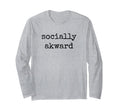 Socially Awkward Funny Introvert T-Shirt - Custom Art Print for Adults - T-Shirt, Sweatshirt, Hoodie