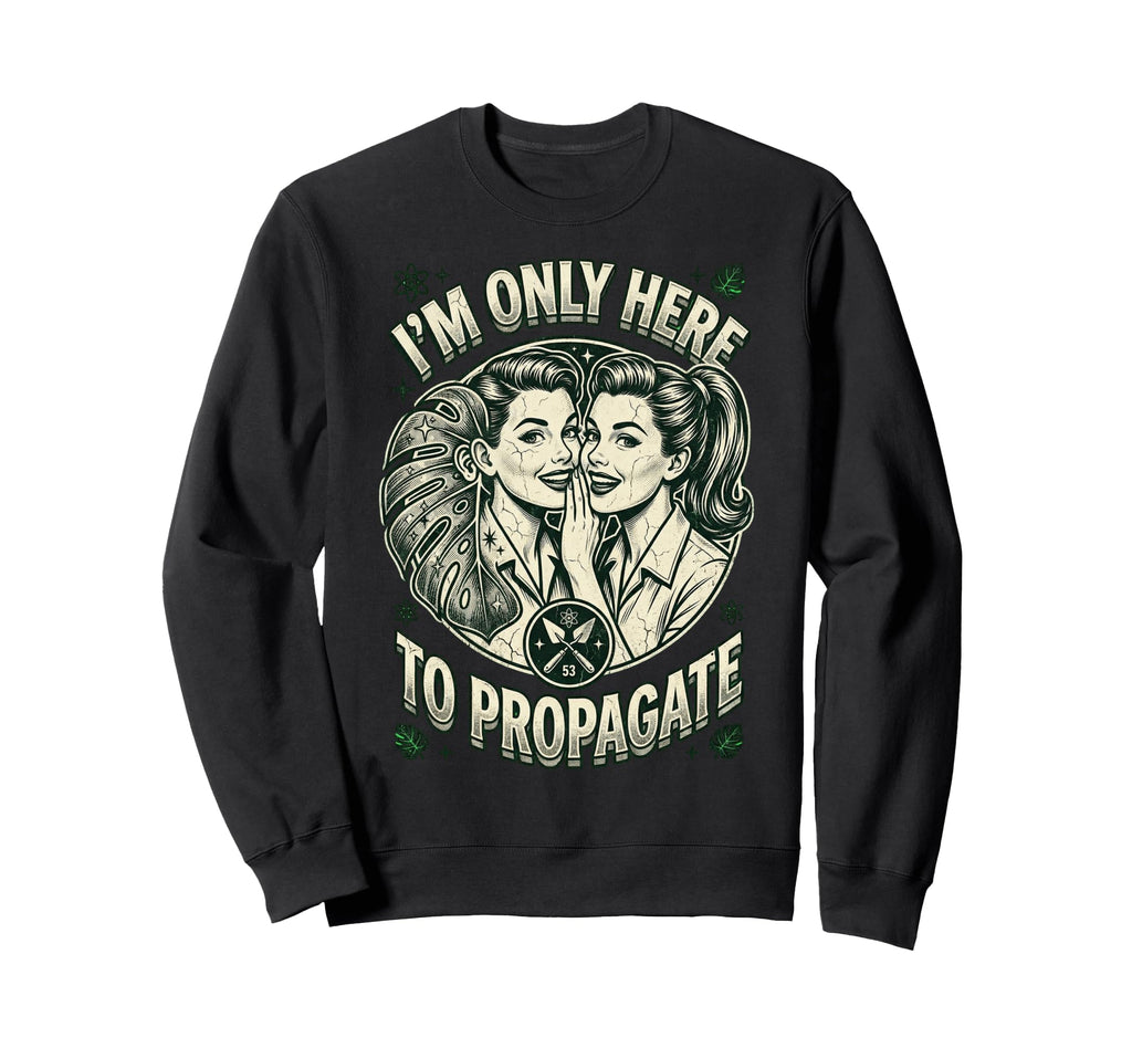 Introvert Gardening Plants S 50S Sweatshirt - Unique Graphic Unisex - T-Shirt, Sweatshirt, Hoodie