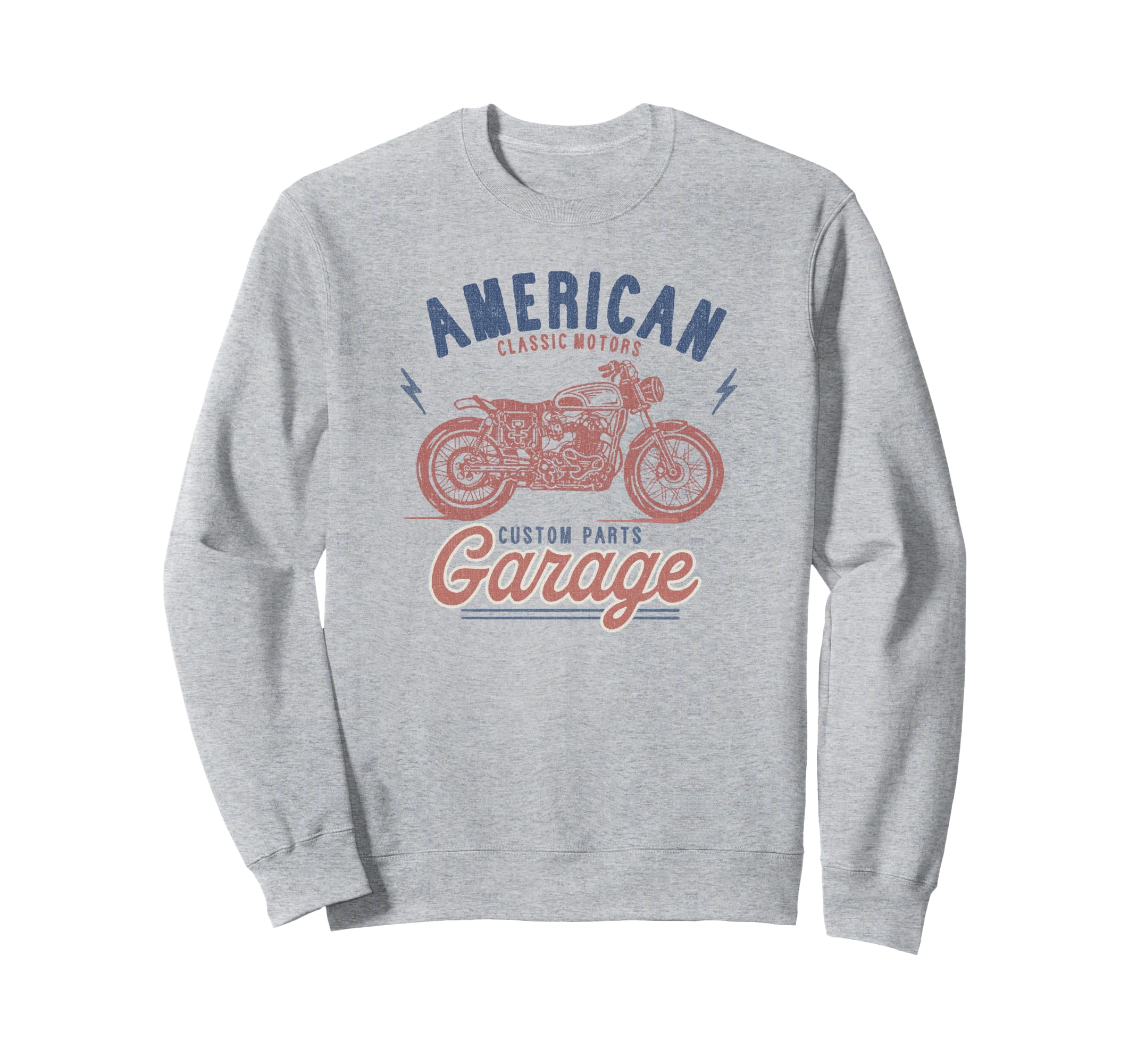 Trendy American Custom Parts Garage Sweatshirt - Streetwear Style Unisex - T-Shirt, Sweatshirt, Hoodie