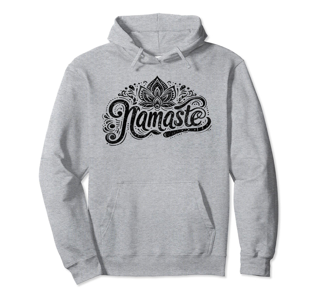 Namaste Yoga Meditation Zen Lotus Hoodie - Unique Graphic for Adults - T-Shirt, Sweatshirt, Hoodie