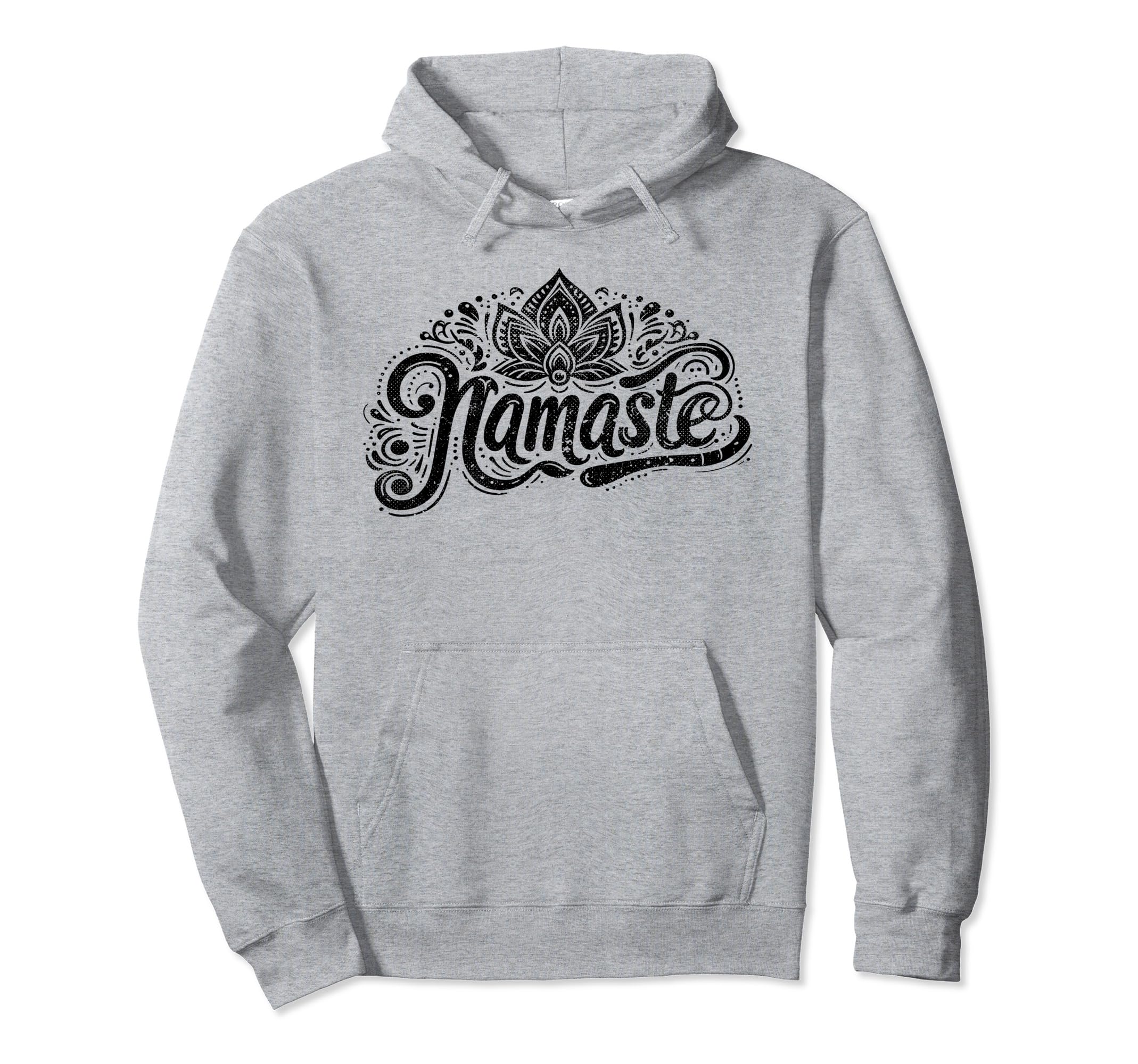Namaste Yoga Meditation Zen Lotus Hoodie - Unique Graphic for Adults - T-Shirt, Sweatshirt, Hoodie