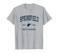 Springfield West Virginia Wv Athletic T-Shirt - Novelty Apparel Men Women - T-Shirt, Sweatshirt, Hoodie