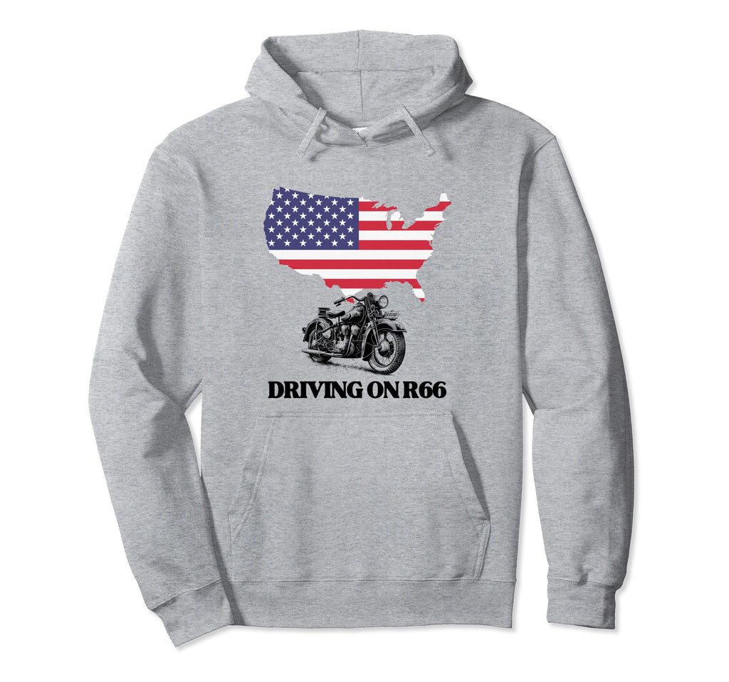 Driving R66 Motorcycle Hoodie - Novelty Apparel Men Women - T-Shirt, Sweatshirt, Hoodie