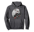 Wolf American Traditional Tattoo Flash Hoodie - Graphic Print Men Women - T-Shirt, Sweatshirt, Hoodie