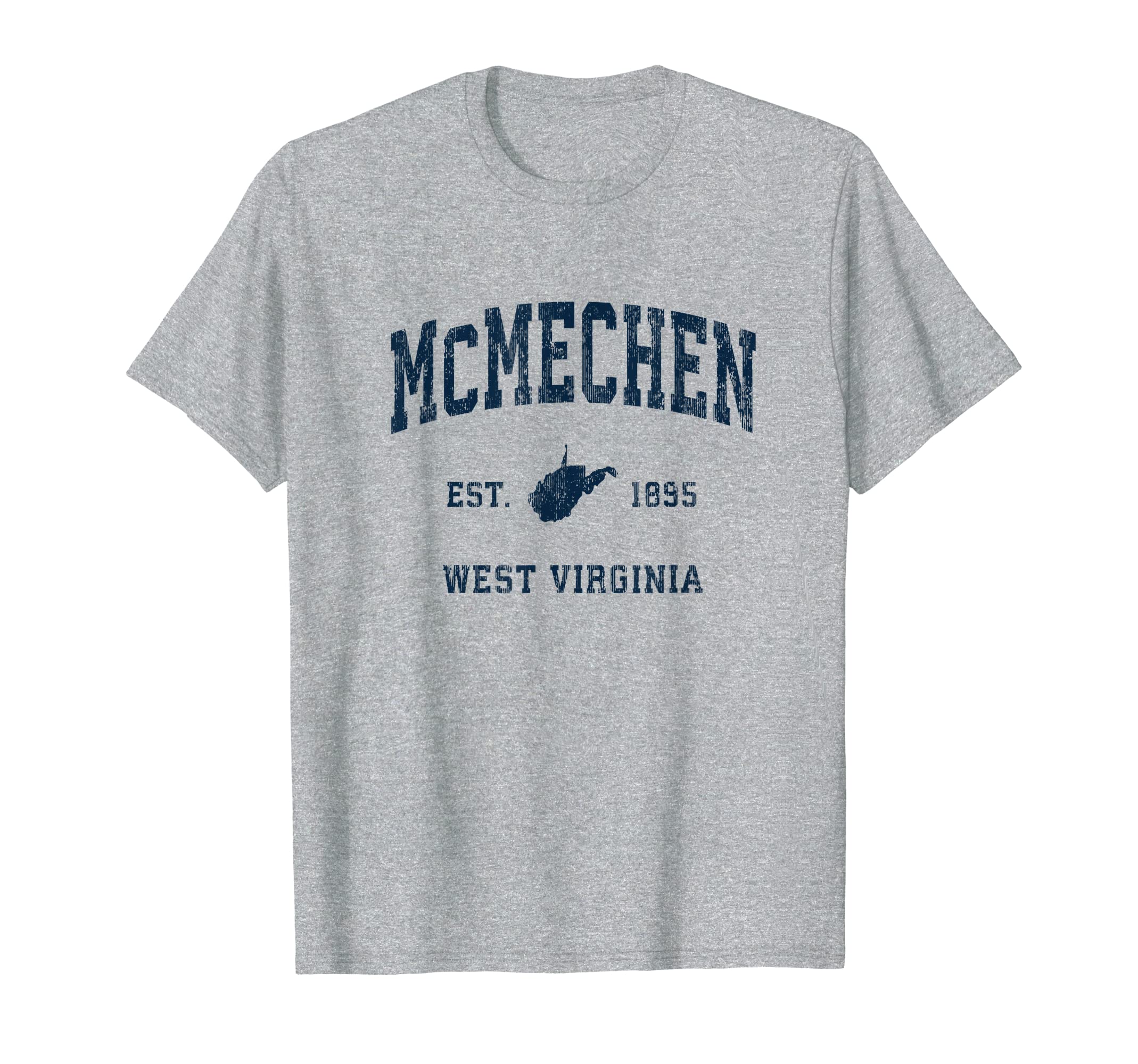Mcmechen West Virginia Wv Athletic T-Shirt - Aesthetic Graphic Men Women - T-Shirt, Sweatshirt, Hoodie