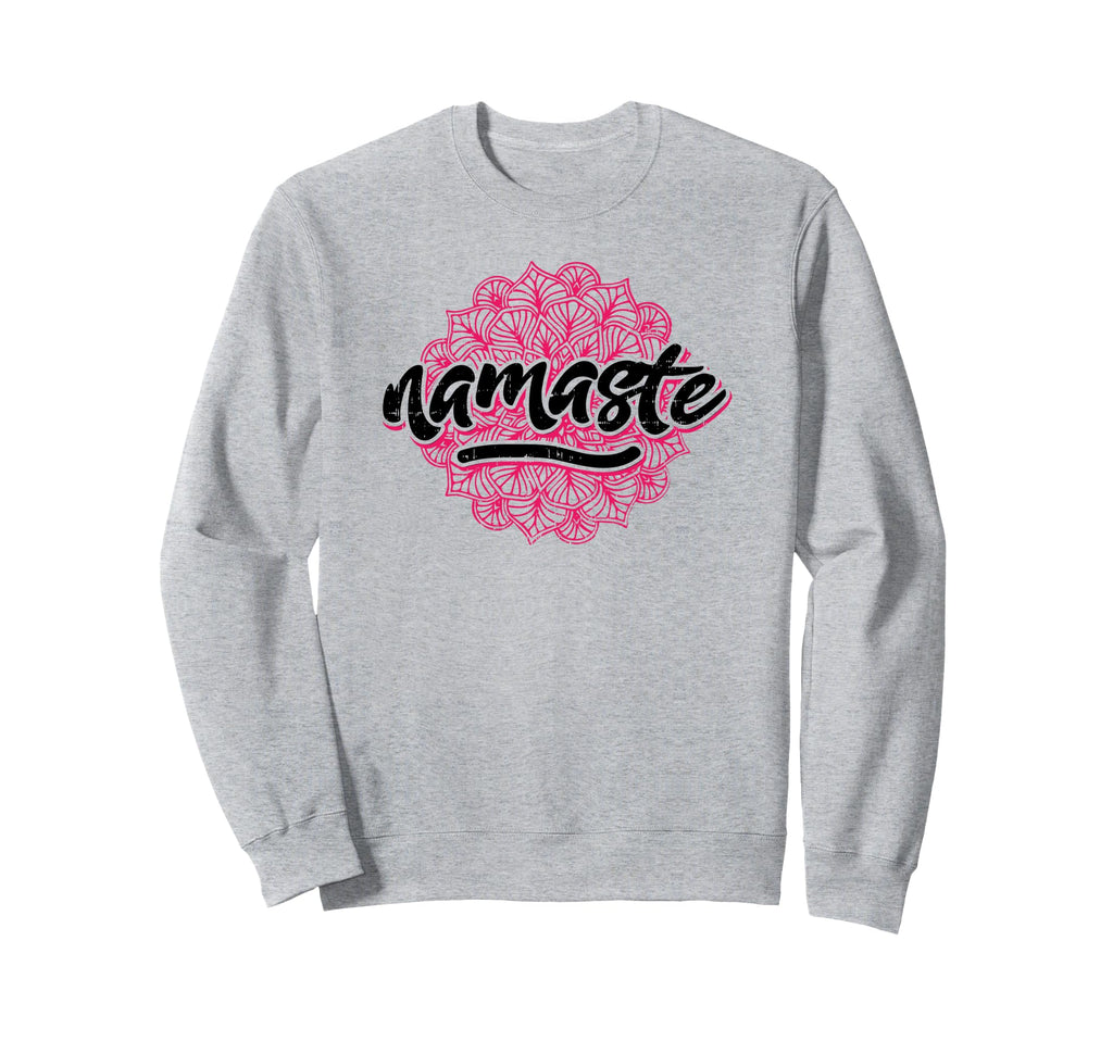 Namaste Peaceful Vibes Mindfulness Sweatshirt - Custom Art Print Men Women - T-Shirt, Sweatshirt, Hoodie