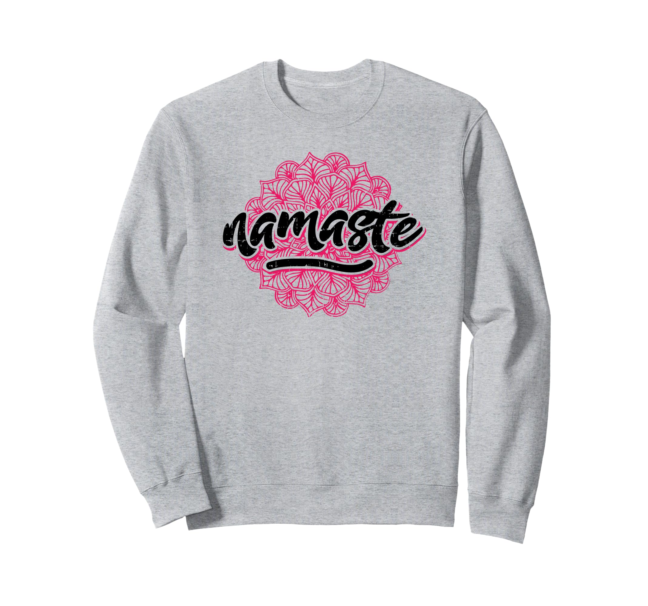 Namaste Peaceful Vibes Mindfulness Sweatshirt - Custom Art Print Men Women - T-Shirt, Sweatshirt, Hoodie