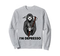 Im Depresso Coffee Lover Mental Sweatshirt - Casual Everyday Wear Unisex - T-Shirt, Sweatshirt, Hoodie